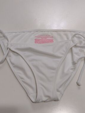 NWOT Victoria's Secret White Bow Bikini Bottom Size XS